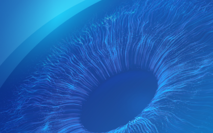 A close-up digital image of an eye