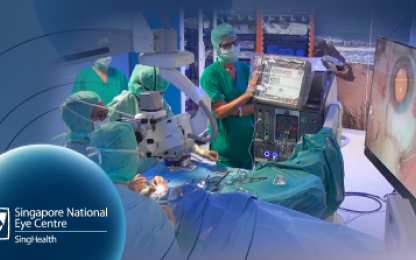 Surgeons during surgery